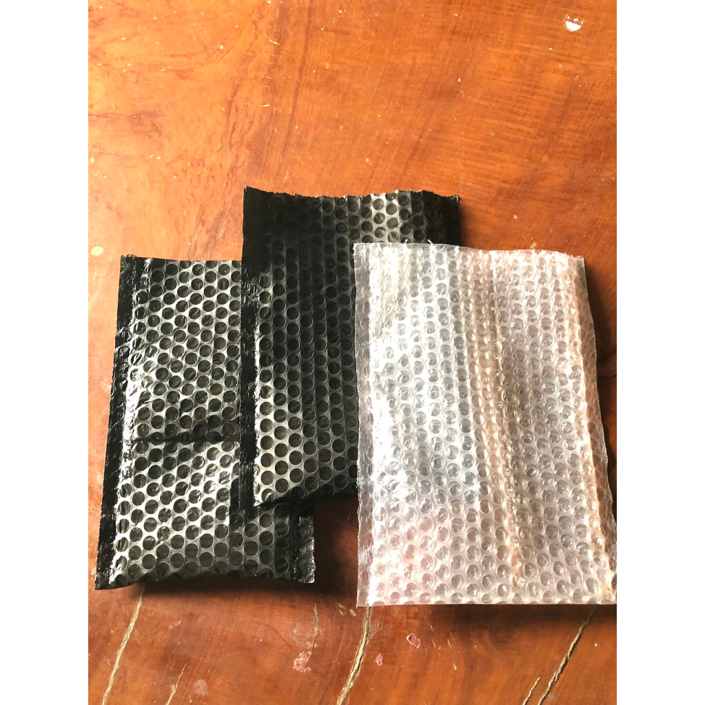 

bubble bag(19cm x 25cm)kantong packing praktis,bening,hitam tebal murah