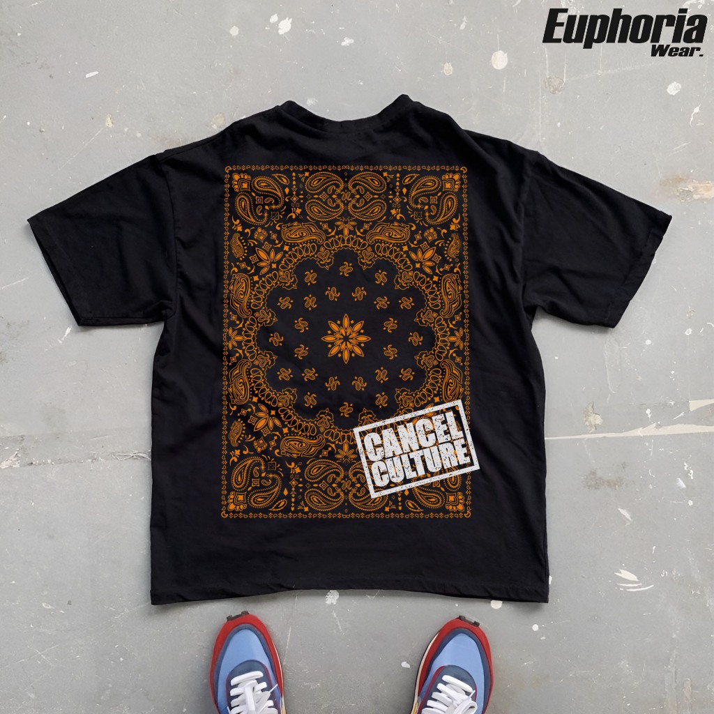 Euphoria kaos Cancel Culture desain arabic premium crew neck pria wanita - 056