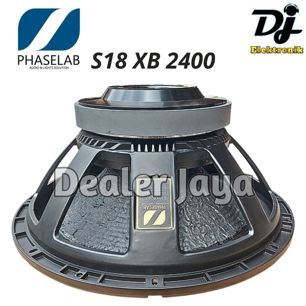 Speaker Komponen Phaselab S18 XB 2400 / S18 XB2400 / S18XB2400 - 18 inch (Phase Lab)