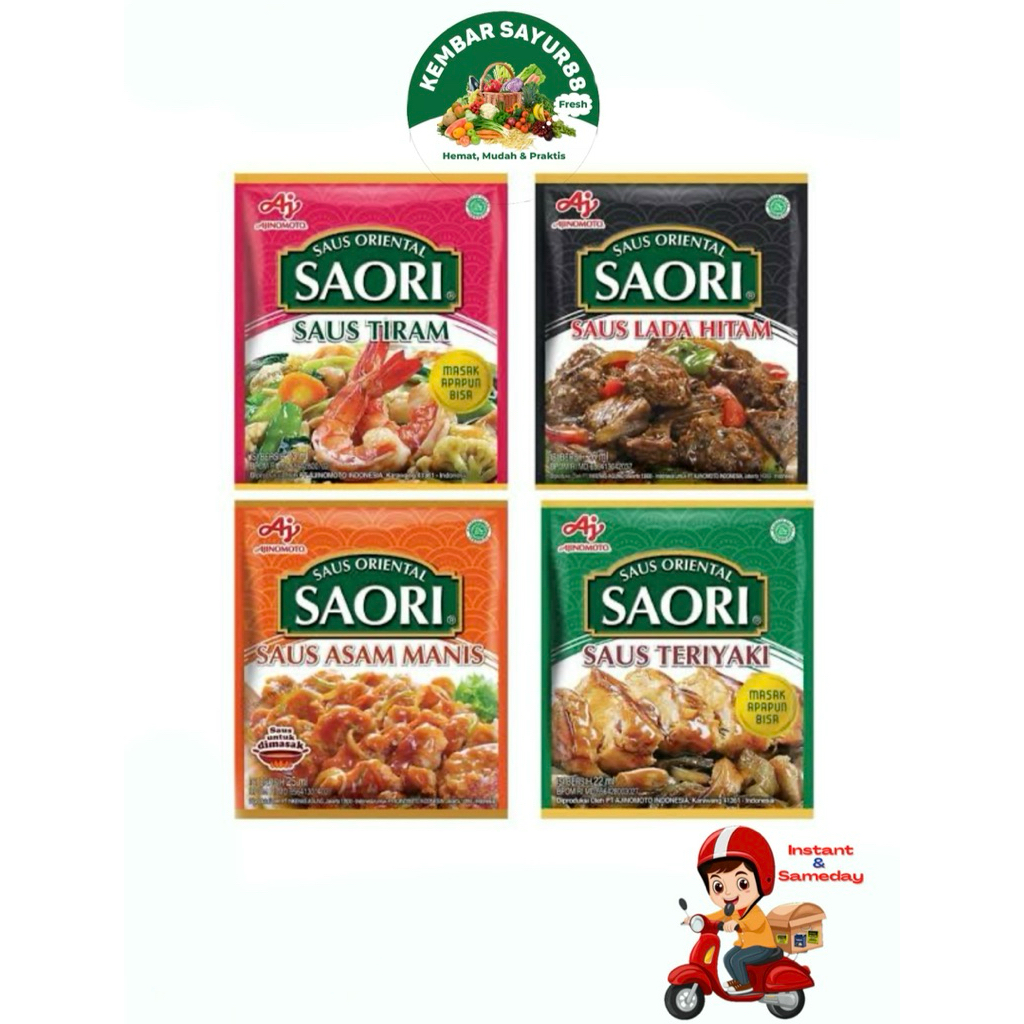 

Saori Saset Saus tiram/Teriyaki/AsamManis/LadaHitam - kembarsayur88