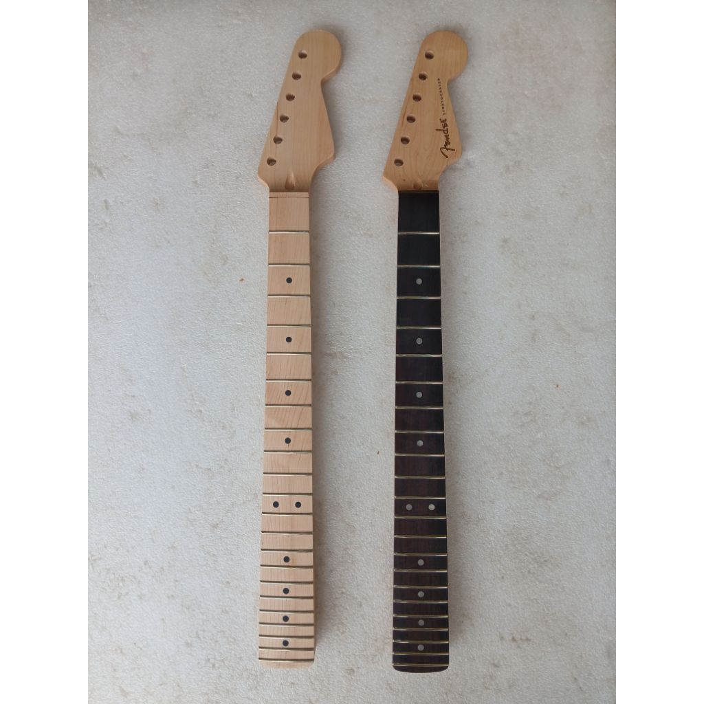 neck gitar listrik fender stratocaster 0nepiece maple