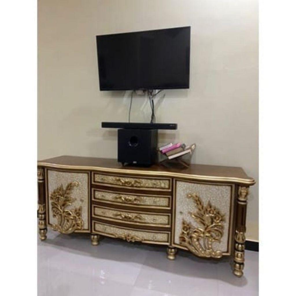 BUFET TV KAYU JATI / BUFET TV KIAN SANTANG KAYU JATI JEPARA