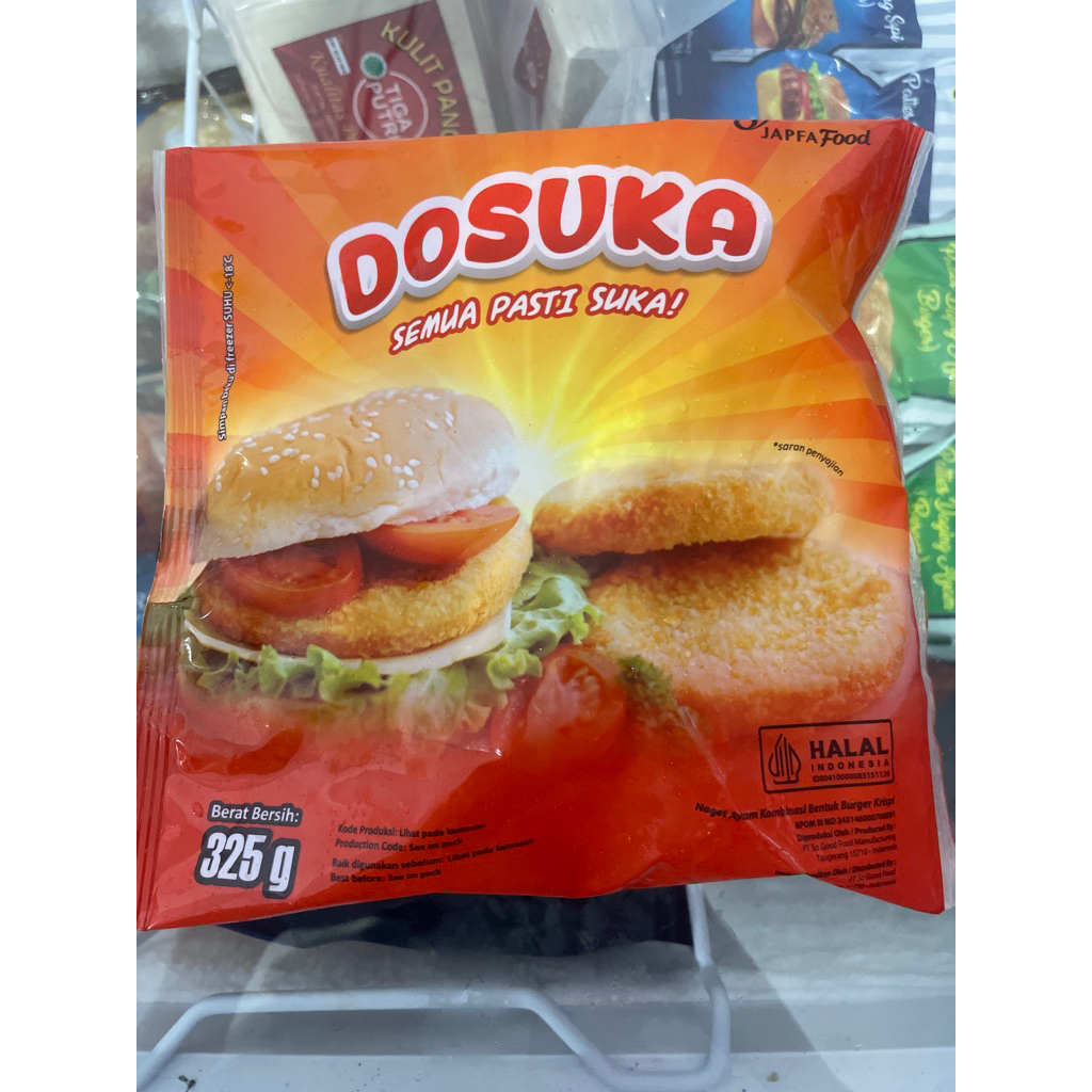 

Dosuka Burger Crispy isi 6 - 325g