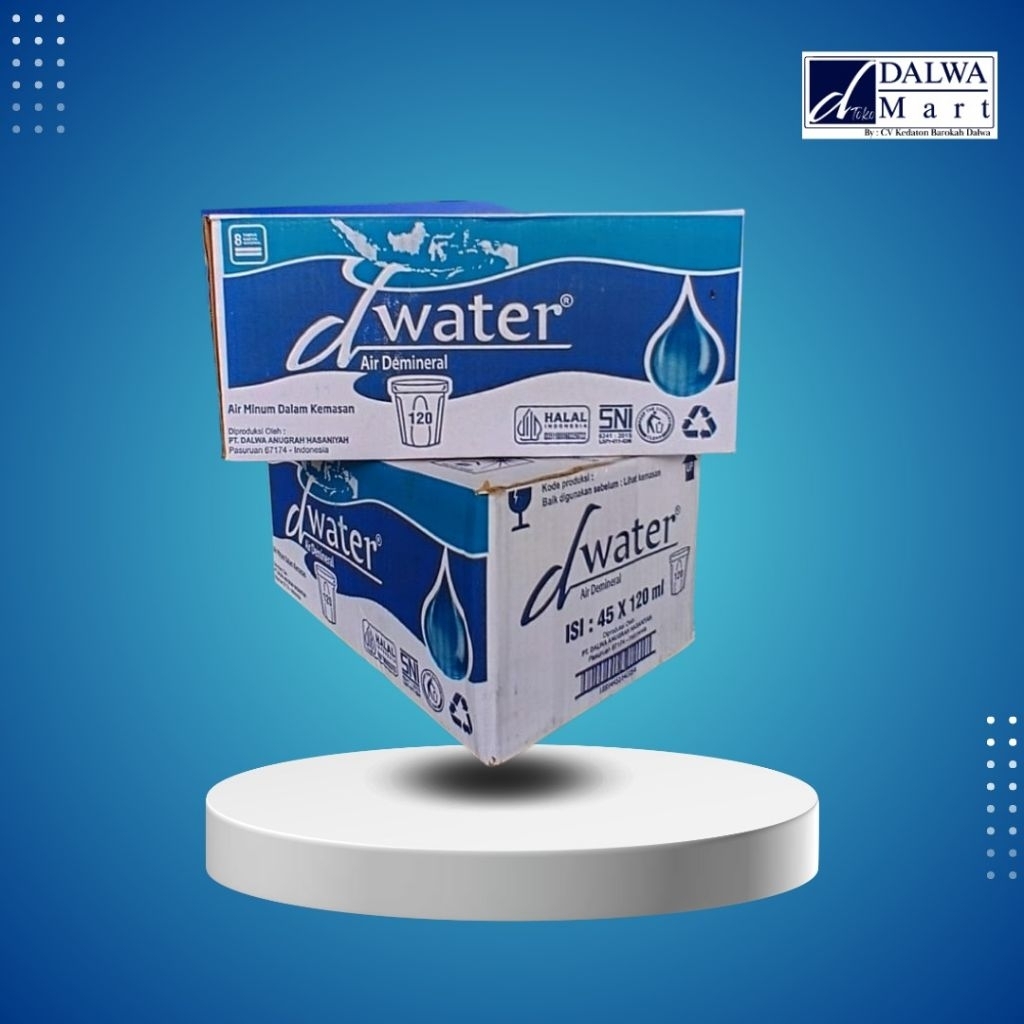 

dalwa water 120 ml isi 45 cup