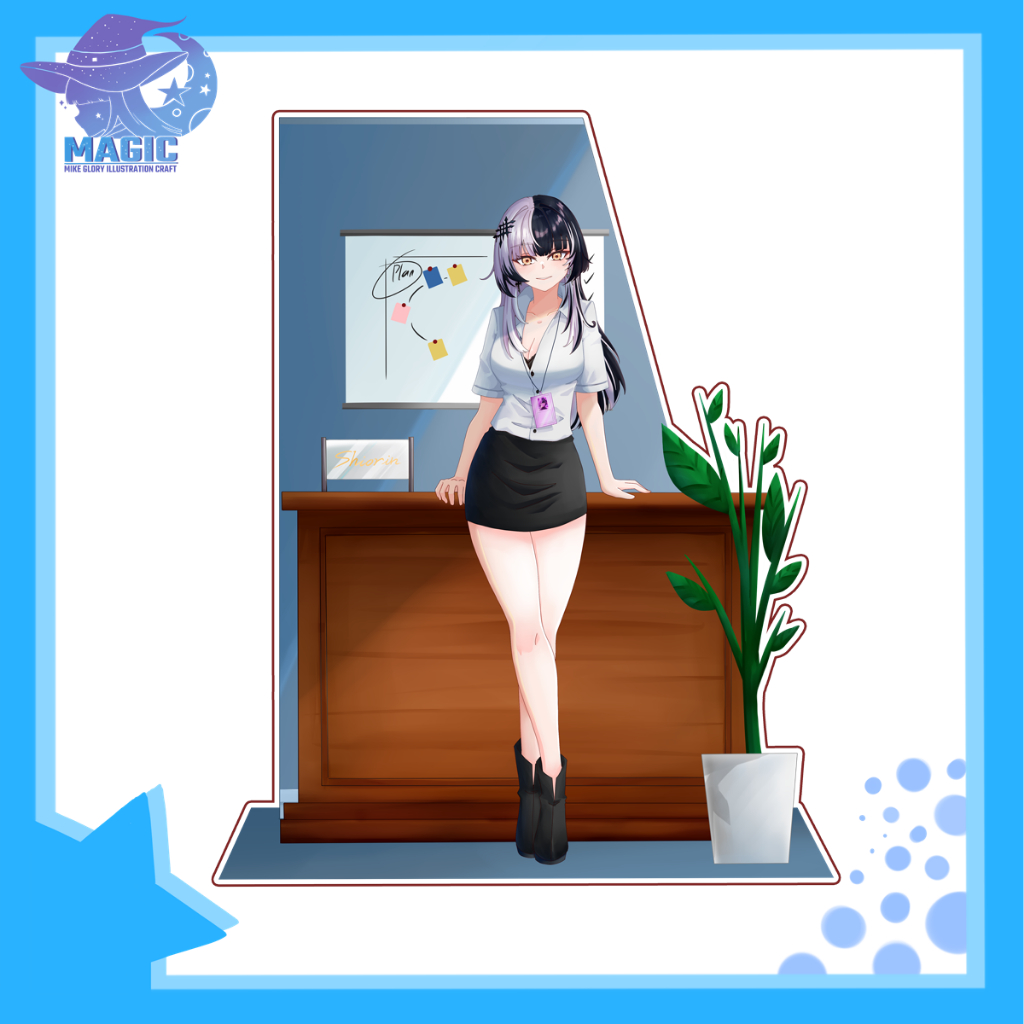 Standee Diorama Shiori Novella - HoloID / Standee Diorama