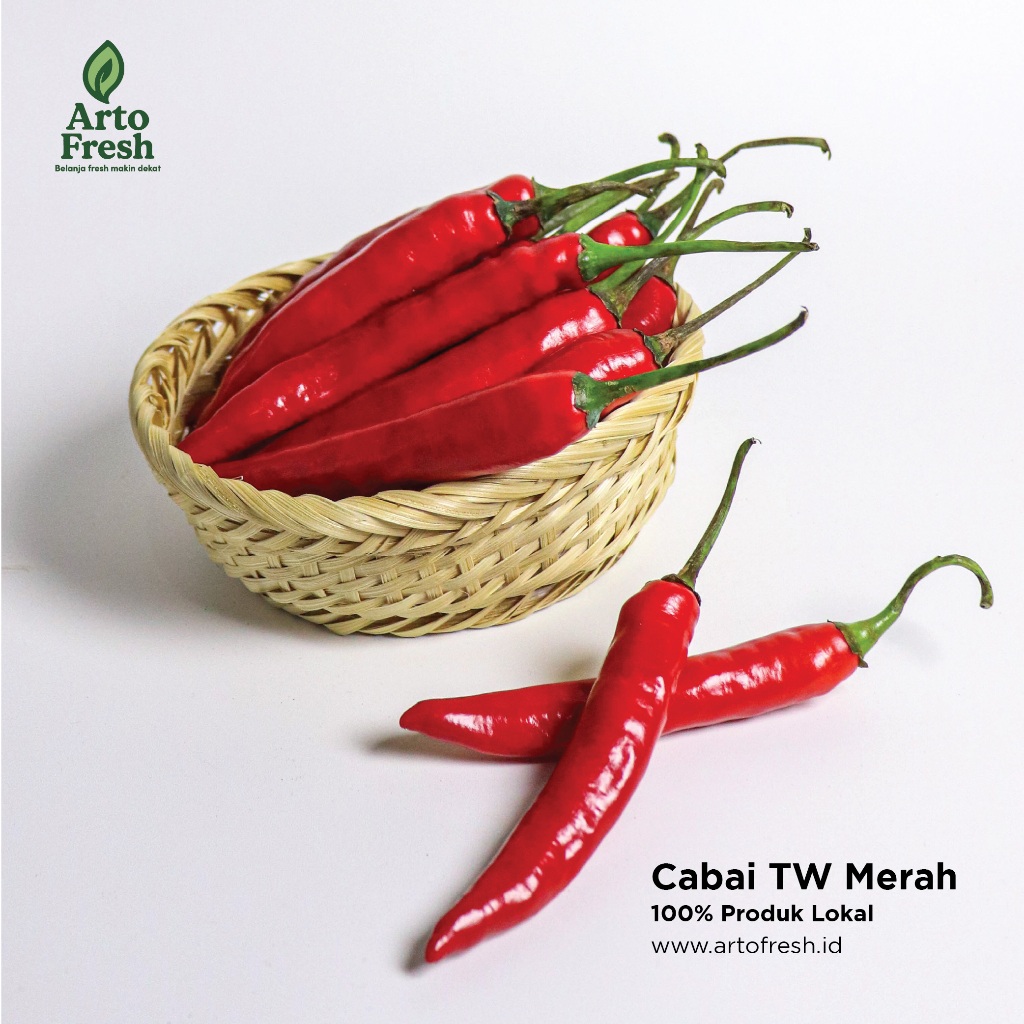 

Cabe TW Merah, Artofresh pack 100 gram