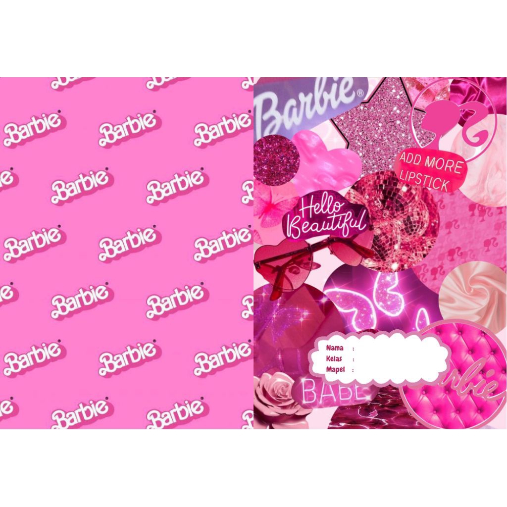 

Sampul Buku Aesthetic Barbie (isi 10pcs)