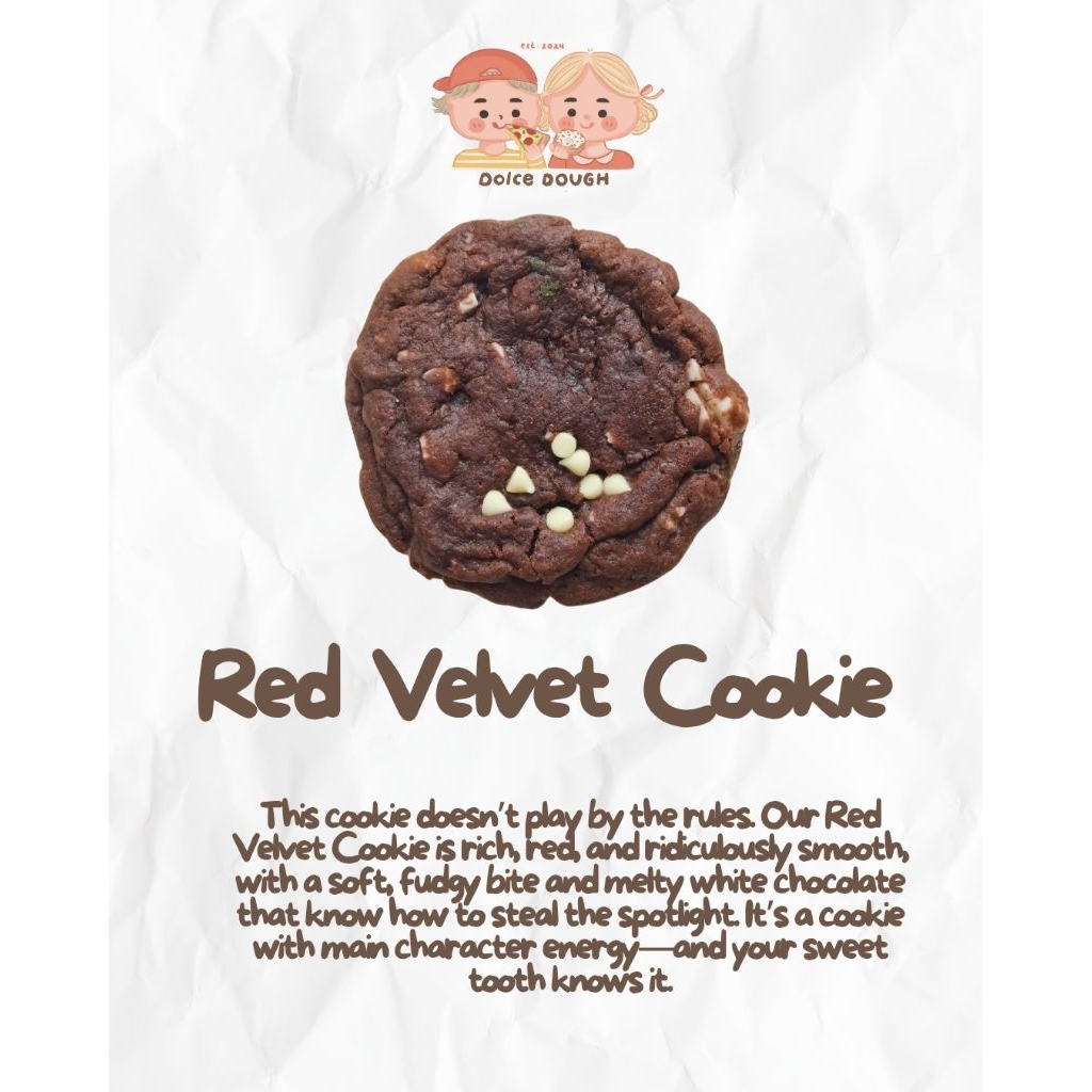

Red Velvet Cookie by Dolce Dough