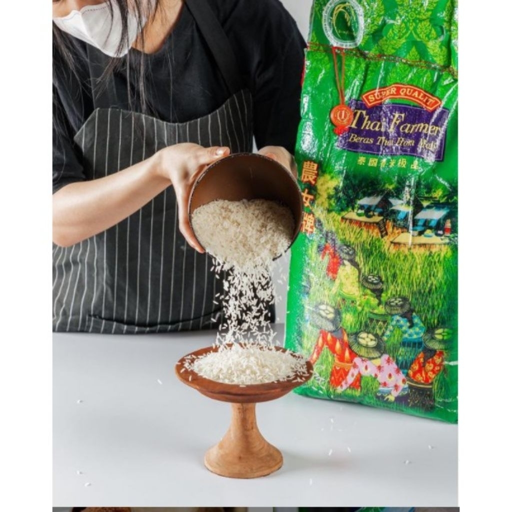 

Beras Thai Farmer Thai Hom Mali 5 kg / beras thai