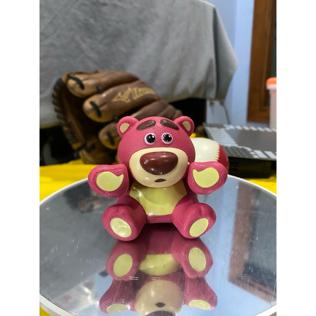 Figure Lotso Toy Story Beruang Pink lucu gemas
