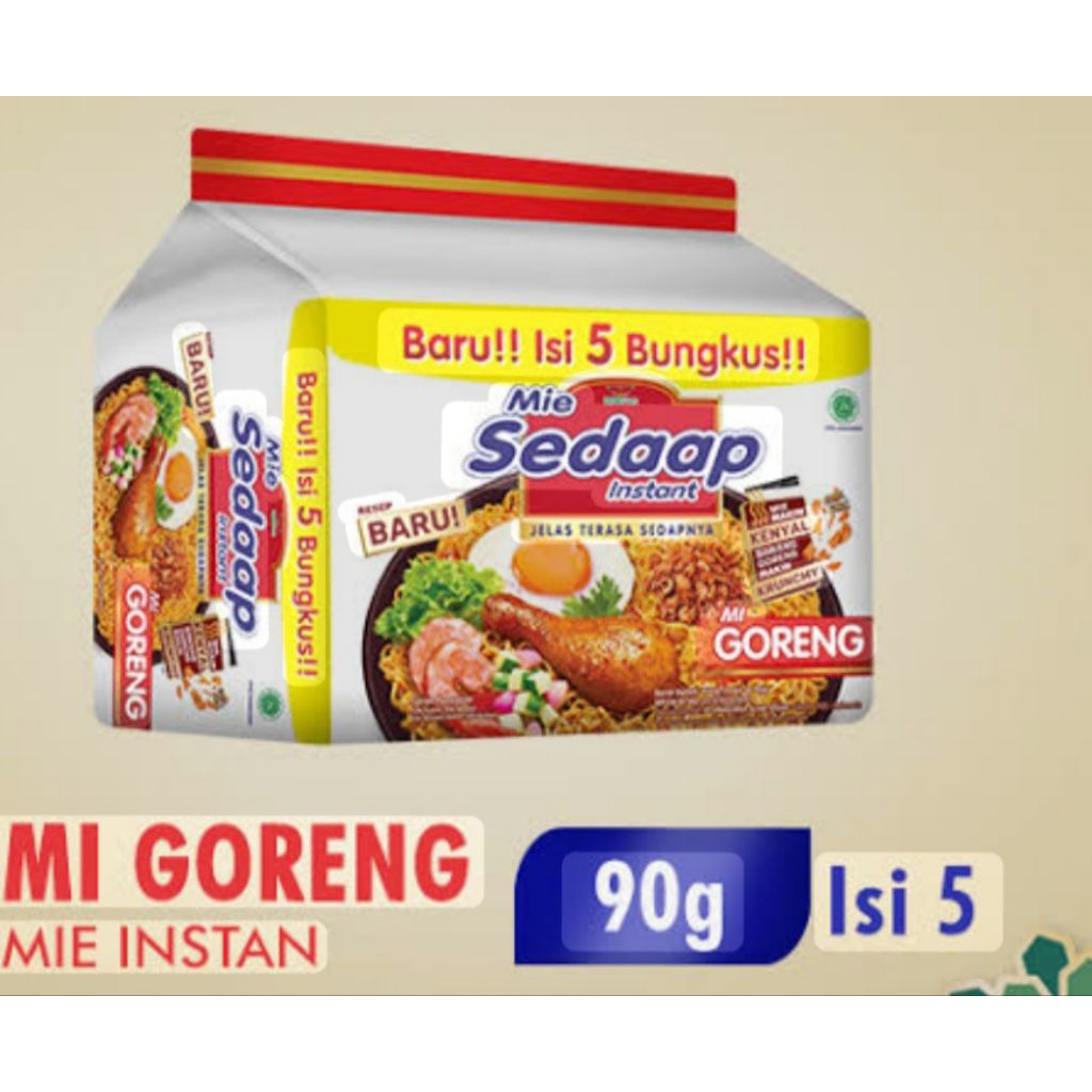 

mie sedap 5 bungkus