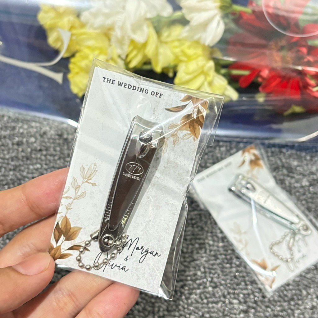 SOUVENIR MURAH GUNTING KUKU CUSTOM NAMA