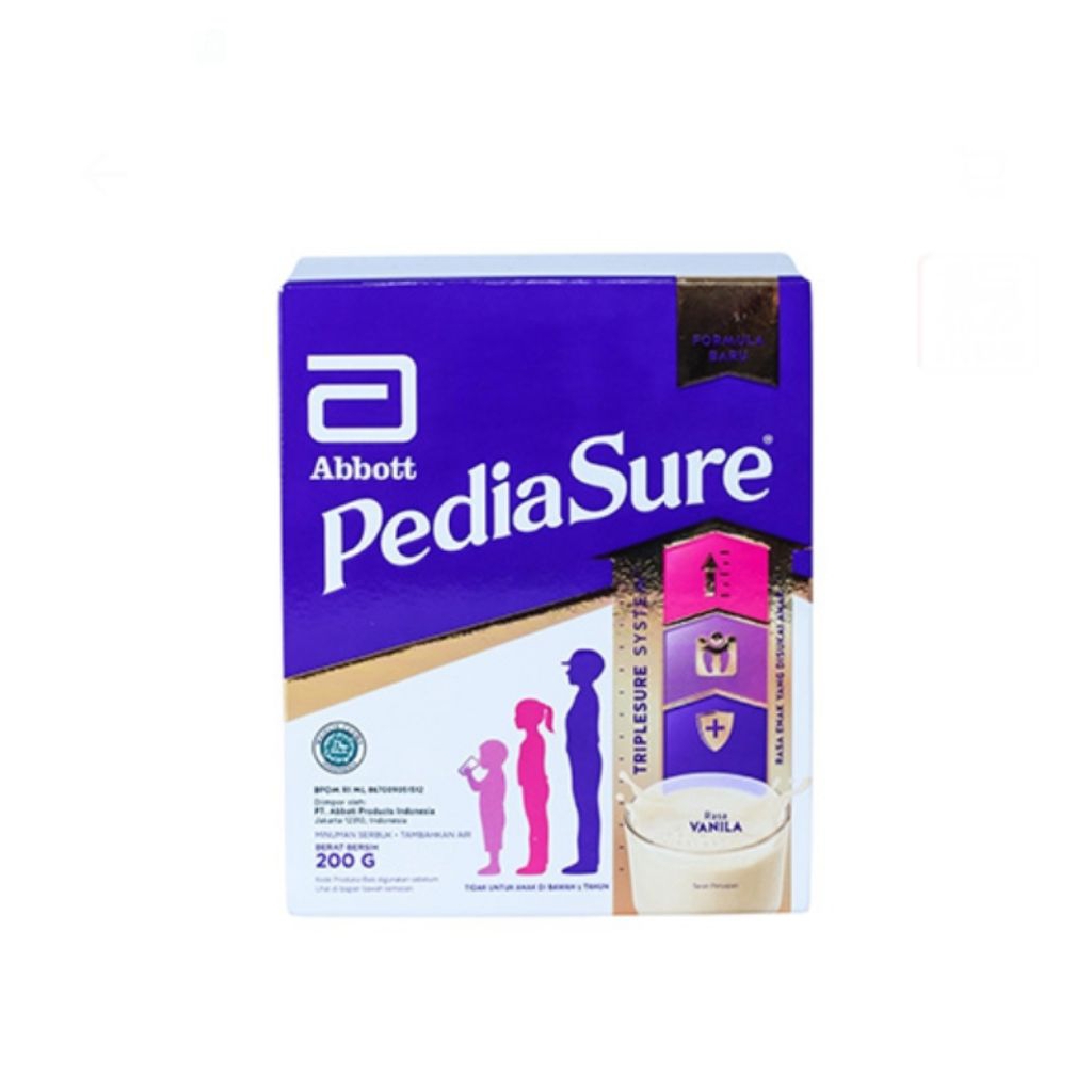 

pediasure triplesure minuman bubuk vanilla 200 gram