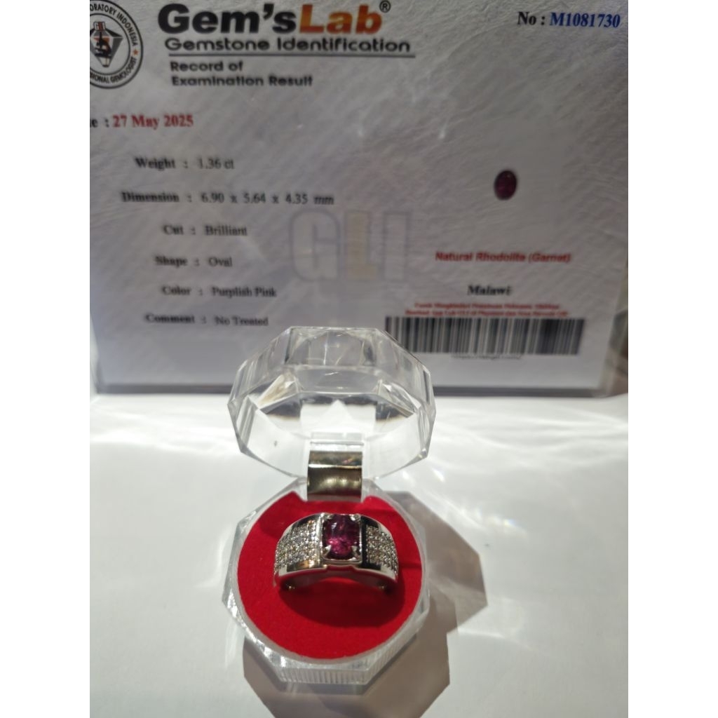 NATURAL RHODOLITE GARNET