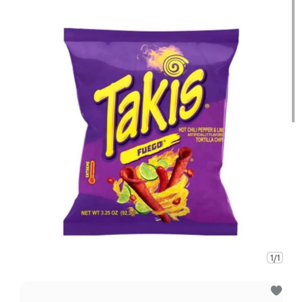 

takis furgo 3.25 oz (92.3 gram)