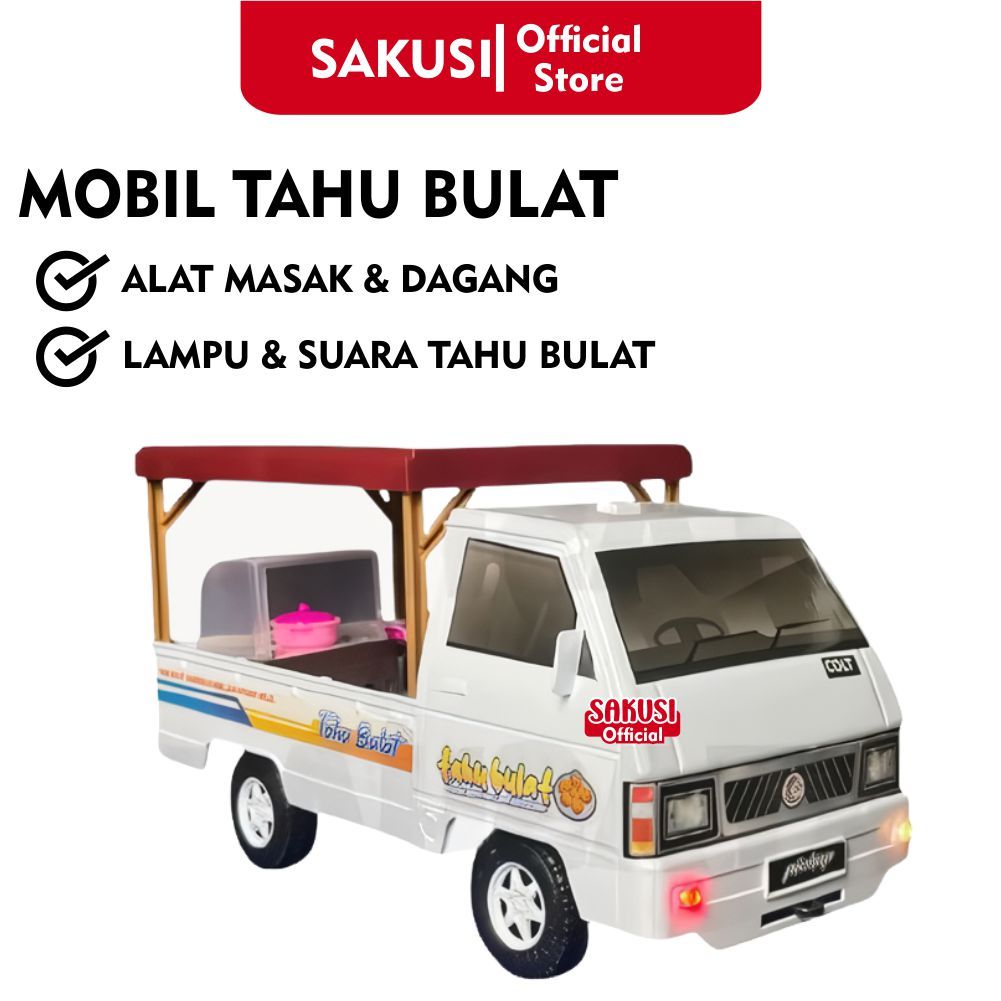 Mainan Anak Mobil Pick Up L300 Tahu Bulat Mainan Mobil Pick Up L300 Musik Dan Lampu