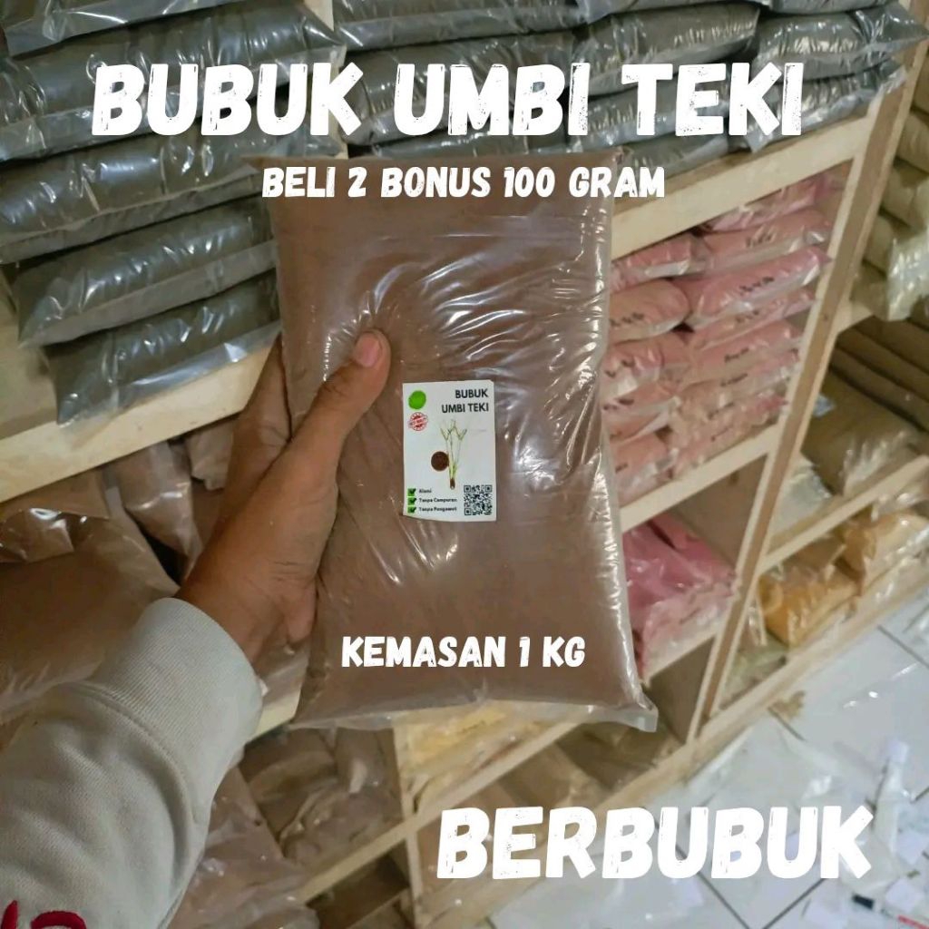 

Bubuk Serbuk Umbi Rumput Teki 1kg 1000 gram asli tanpa campuran ori