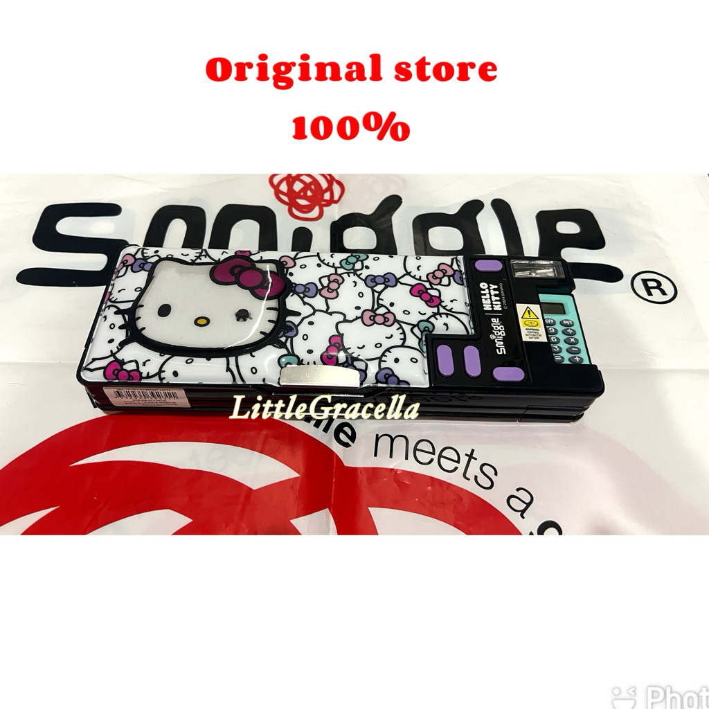 

smiggle pencil case calculator hello kitty original store 100%/ kotak pensil smiggle original