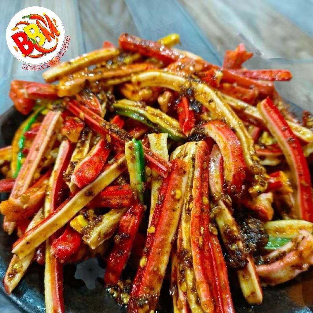 

SEBLAK KERUPUK JAAT / KERUPUK BETON BANTAT PEDAS DAUN JERUK 1KG BUMBU MELIMPAH