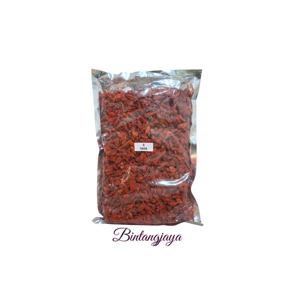 

Goji Berry 500 gr Kering GRADE A - Herbal Alami untuk Kesehatan Mata & Antioksidan