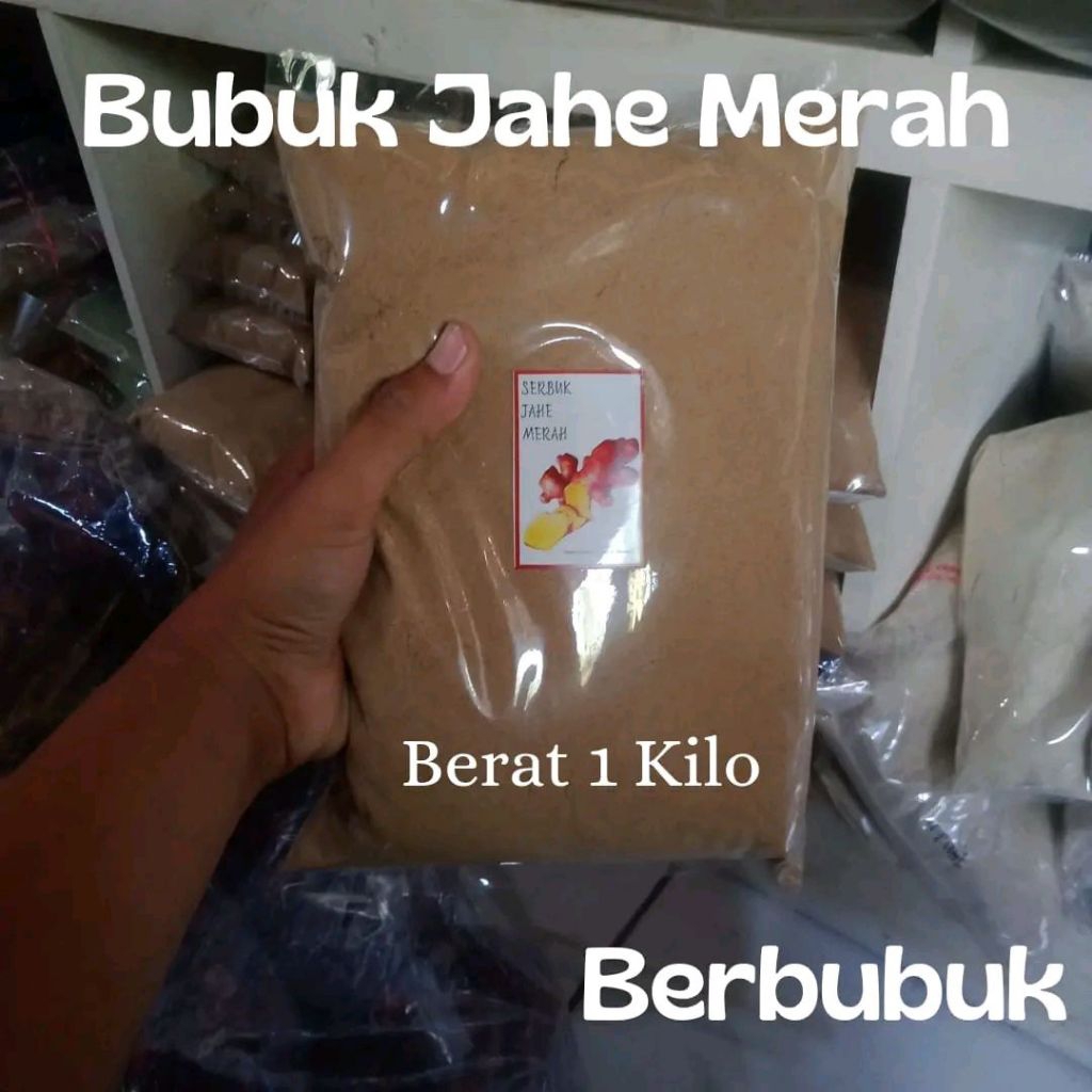 

Bubuk Jahe Merah 1KG 1000 Gram Tanpa Campuran Original Organik Asli