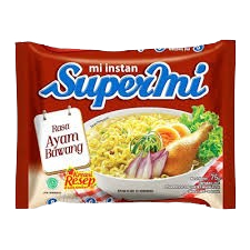 

SUPERMIE MIE INSTAN RASA AYAM BAWANG 75 GR / MIE SUPERMI ISI 5 PCS