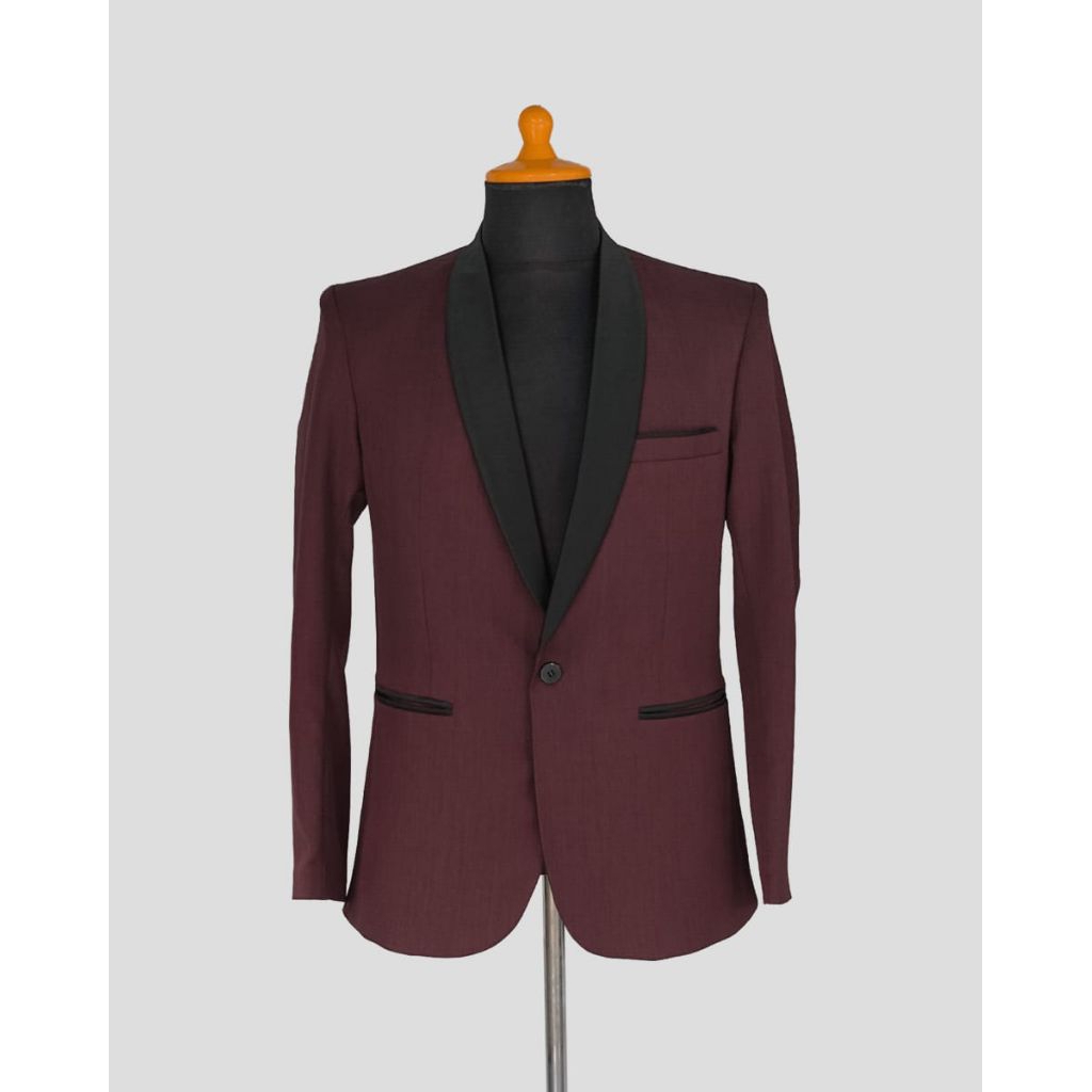 Jas Pria TUXEDO - MAROON
