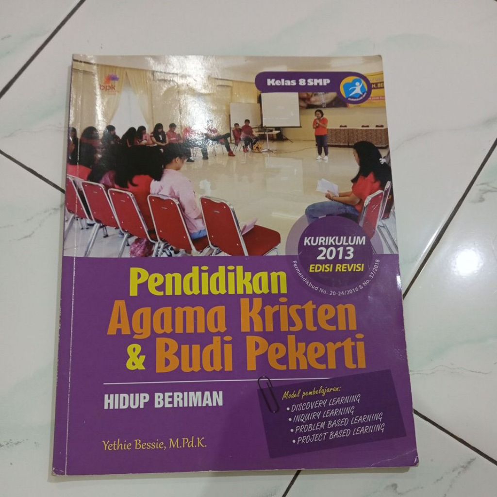 Buku Pendidikan Agama Kristen SMP VIII