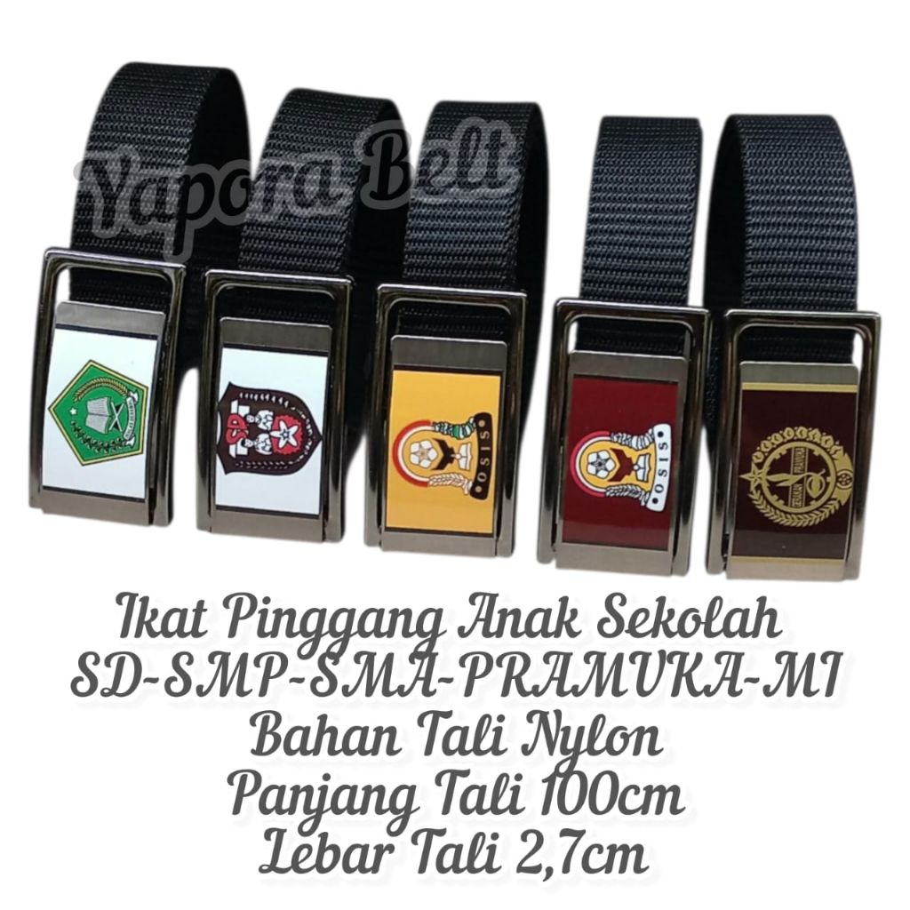 Ikat Pinggang Anak Sekolah Pria Wanita Gesper Anak SD-MI-SMP-SMA-PRAMUKA