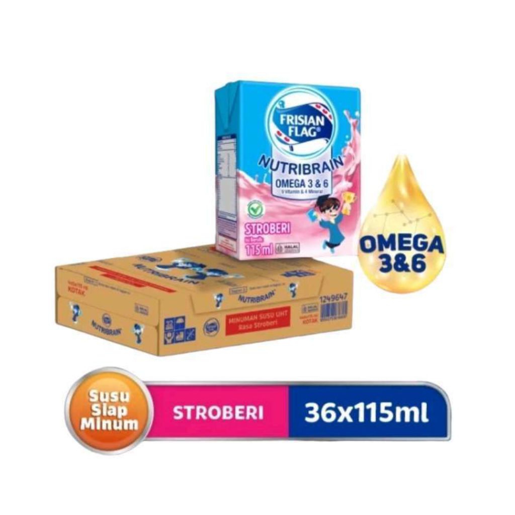 

Frisian Flag Omega NB Strawberry Dus 36 x 115 ml