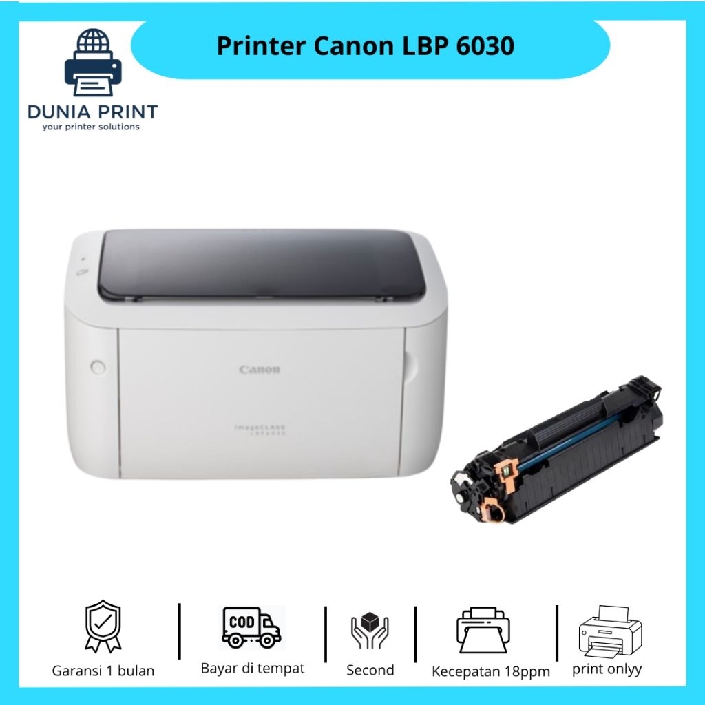 Printer Canon LBP6030 printer canon monochrome hitam putih