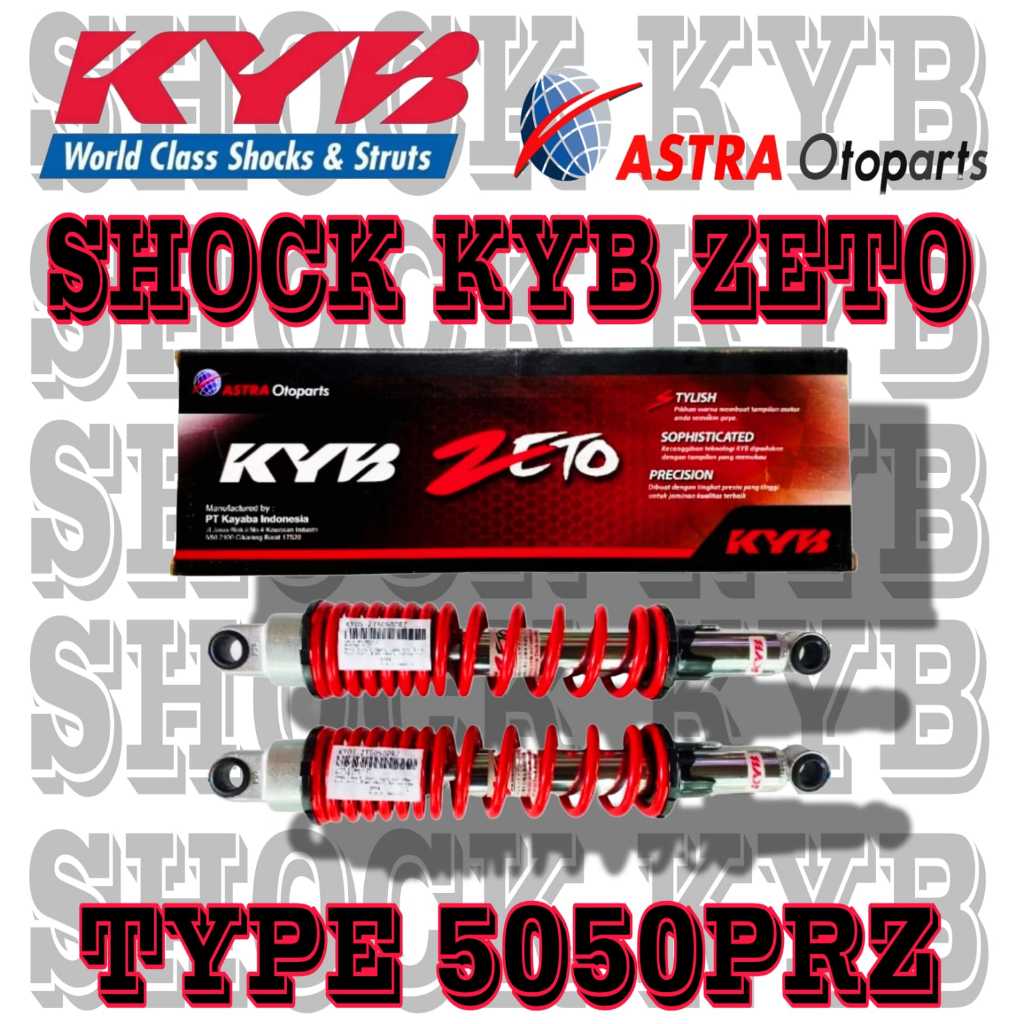 SHOCK BREAKER/ BREKER MOTOR SHOGUN, SHOGUN 125, ARASHI, SMASH, SUPRA X 125, SHOCK KYB ORIGINAL
