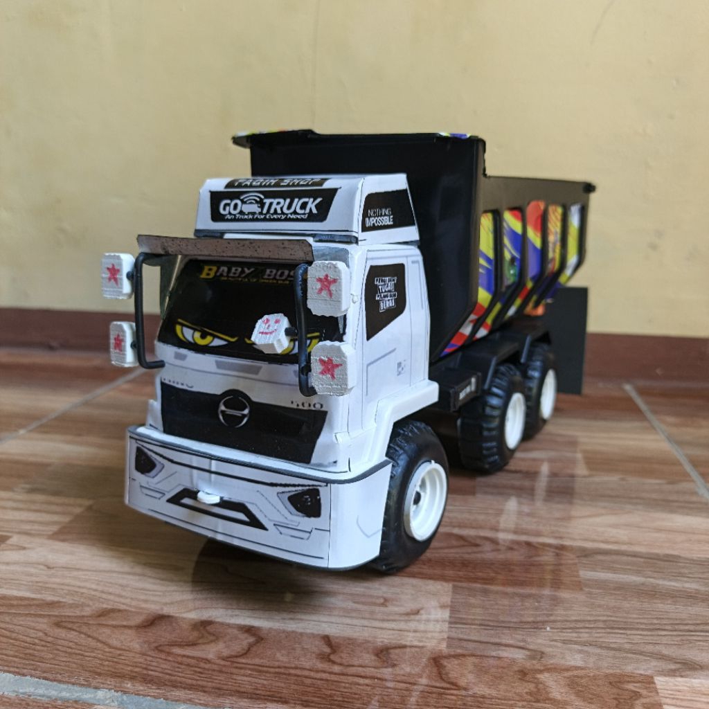 Truk pasir ttp02 modifikasi truck hino keren terbaru mainan anak cowok