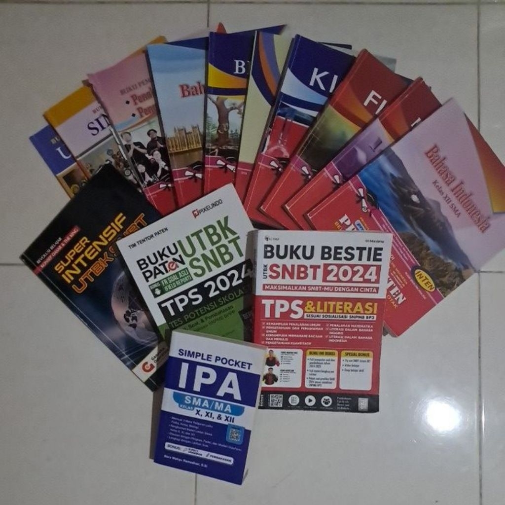 PRELOVED BUKU INTEN + GO + BESTIE + PATEN + DLL.
