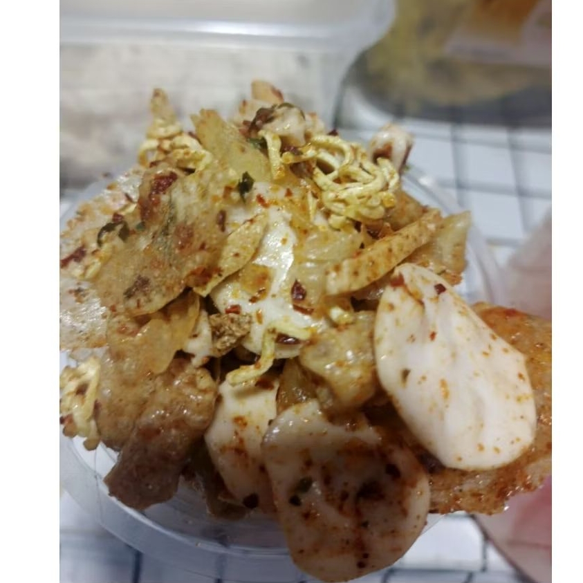 

SEBLAK KERING MURAH 5 PCS MIX CAMPUR gurih pedas bikin nagih