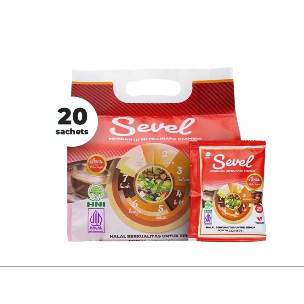 

Kopi Sevel HNI 7 Elemen Herbal Minuman Kesehatan Multivitamin HNIHPAI (20 Sachet)