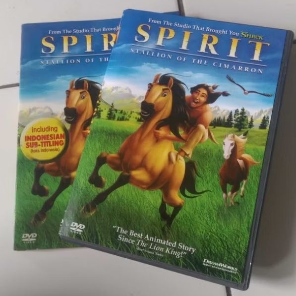 DVD Original Spirit - Stallion Of The Cimarron Teks Indonesia feat Songs Bryan Adams