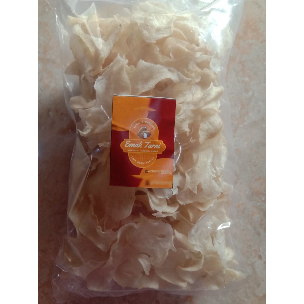 

Keripik Gadung Emak Tarni 250gr | Mentah | Siap goreng