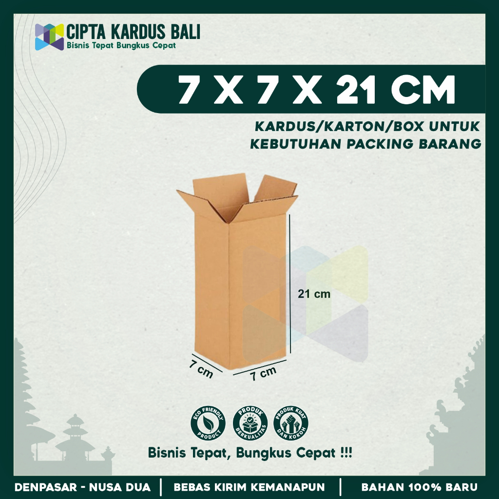

Kardus Packing 7x7x21 | Box packing | Karton Packing