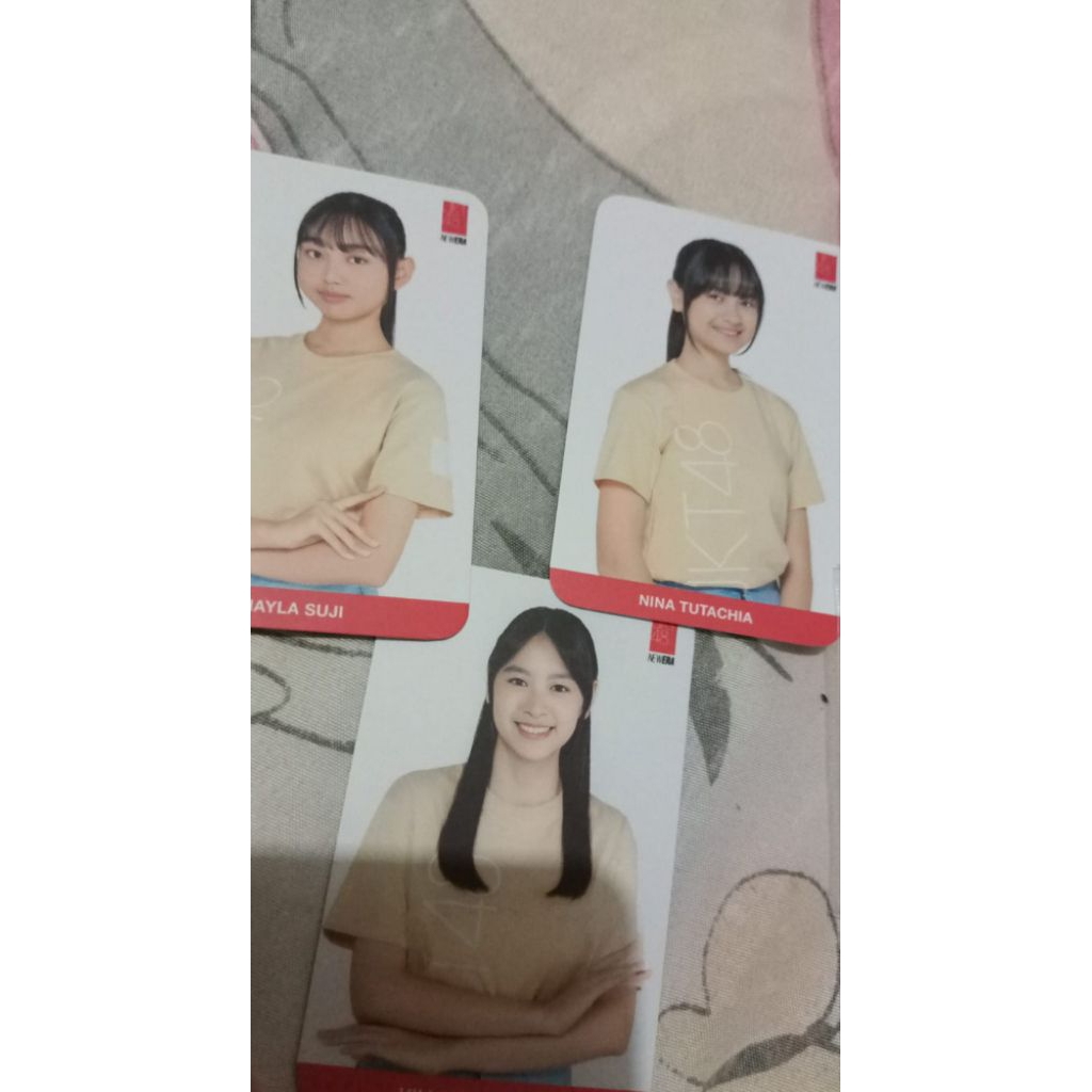 Photocard lily & nachia & nayla