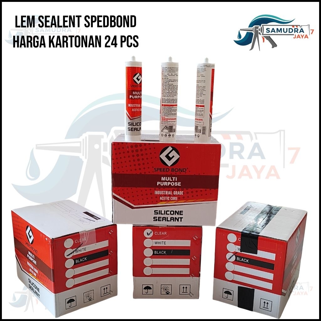 

ucl_gramari - lem sealant speedbond kartonan 24pcs - lem kaca, silicone, wall panel, molding
