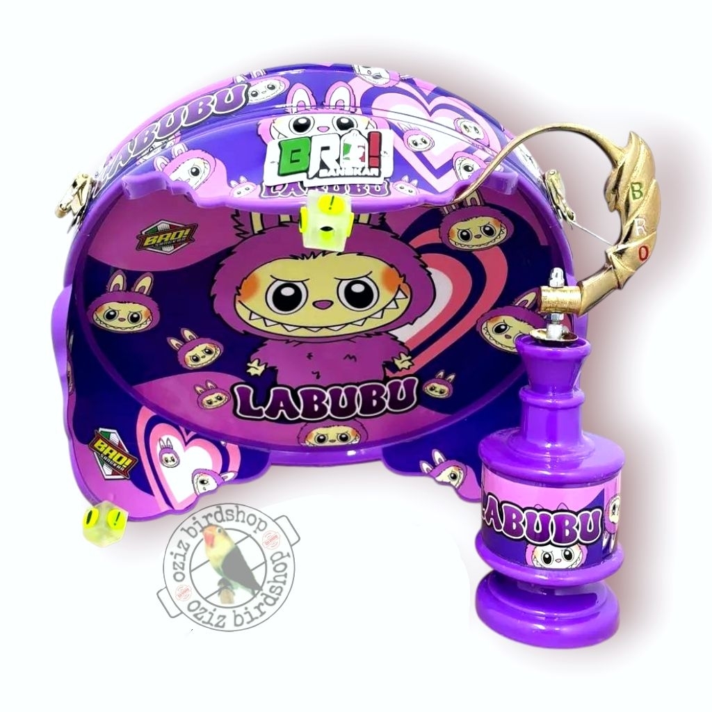 tebok PVC decal sangkar lovebird BRO