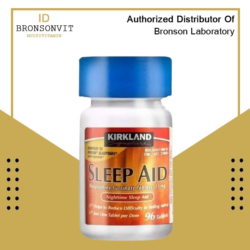 Kirkland Sleep Aid  96 Tablets Original USA