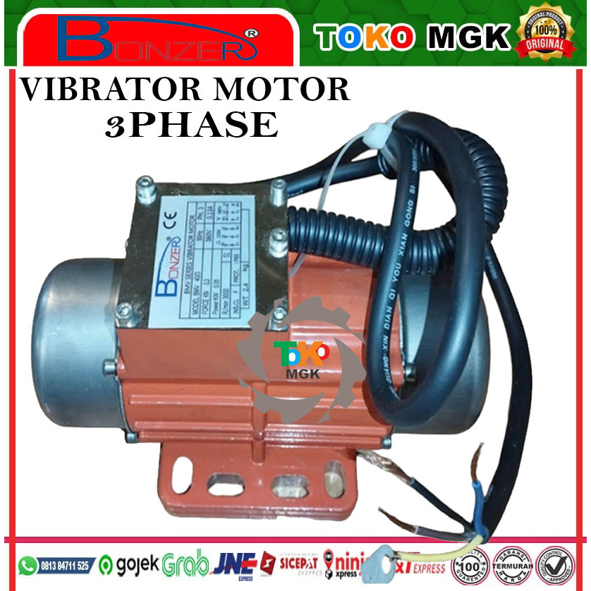 BONZER BMV-40/3 50WATT 50WATT 2POLE 3PHASE VIBRO MOTOR