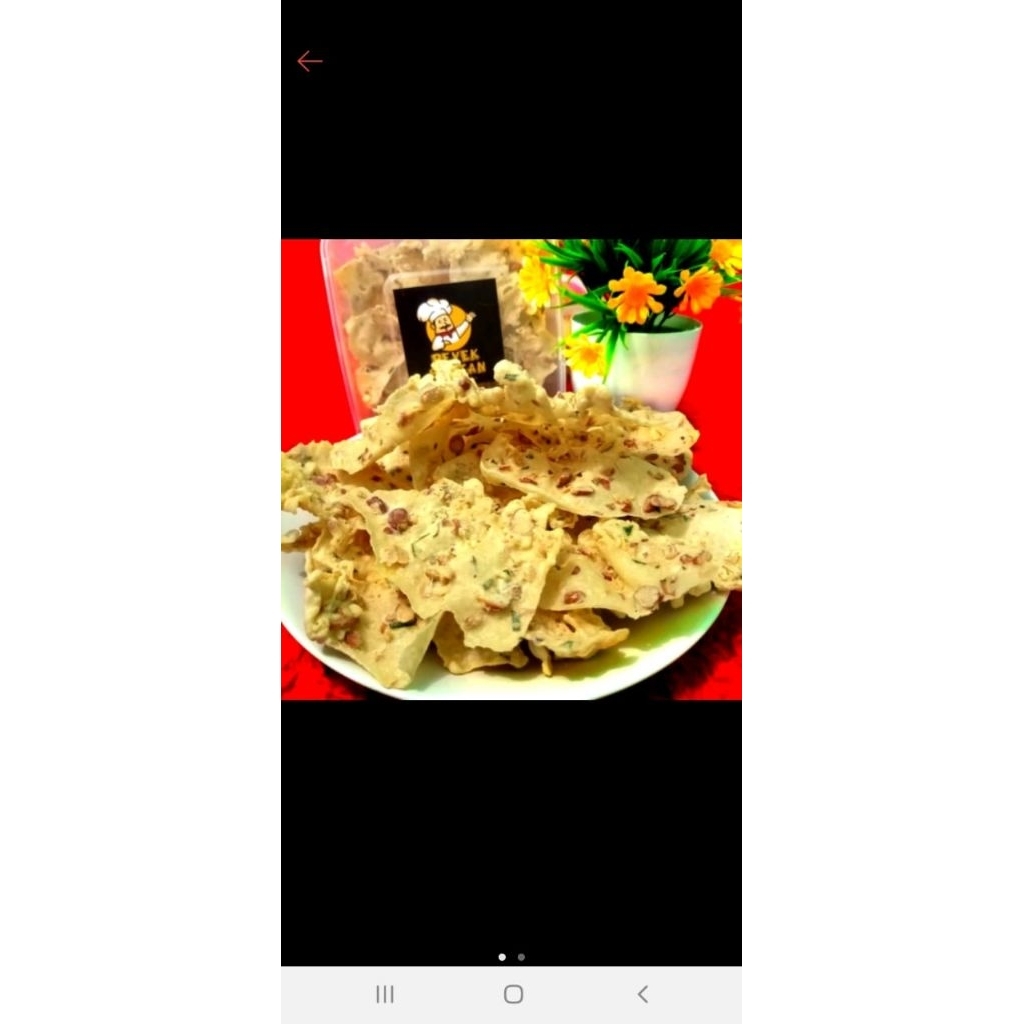 

Refil toples 5 liter Peyek Kacang tanah,Rebon dan Kacang ijo