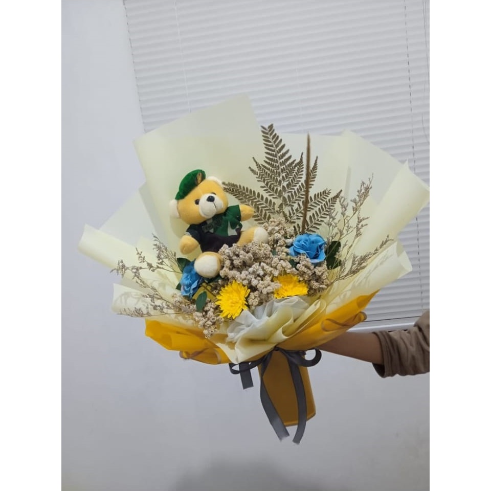 TEDDANDFRIEND BUKET BONEKA PROFESI TNI AD