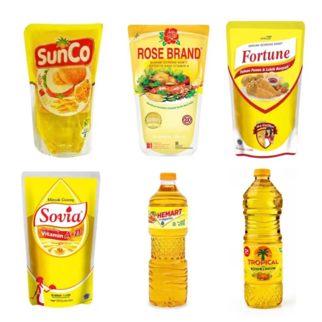 

Paket Minyak Goreng Kemasan 1 Literan Eceran 1 Pcs Harga Grosir - Berbagai Varian Minyak Goreng