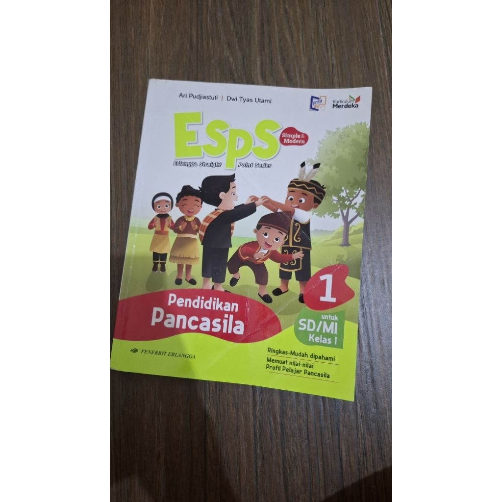 ESPS PENDIDIKAN PANCASILA KELAS 1 Penerbit Erlangga
