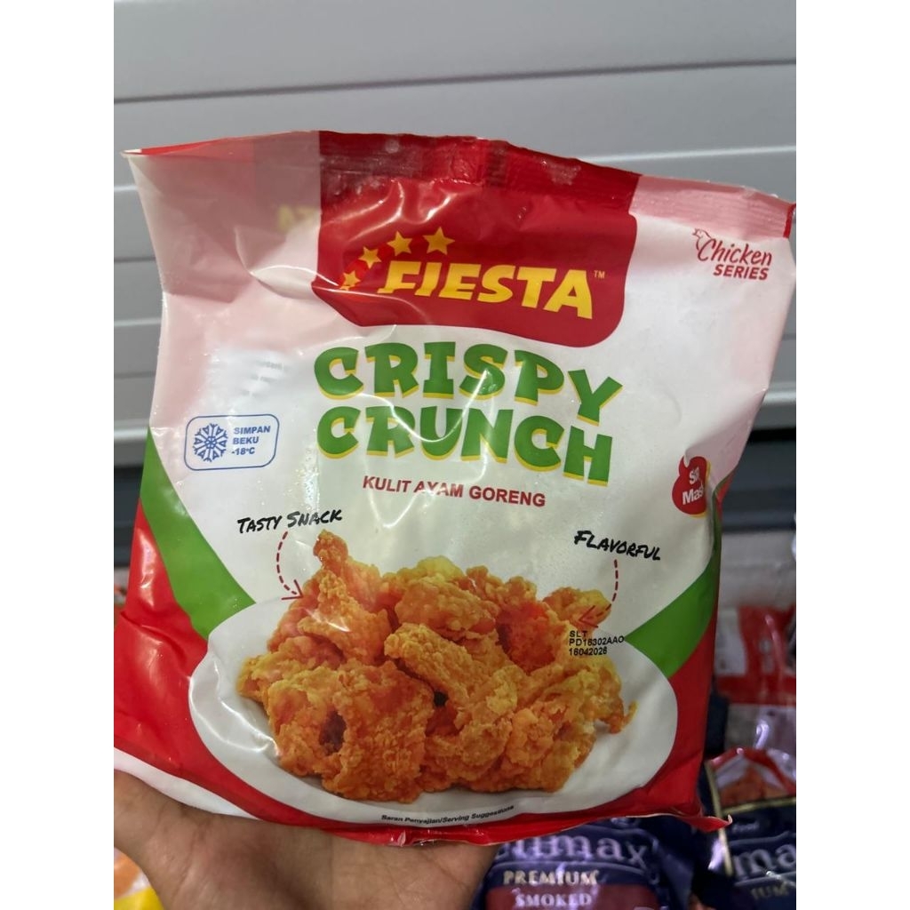 

FIESTA CRISPY CRUNCH KULIT AYAM 300GRAM