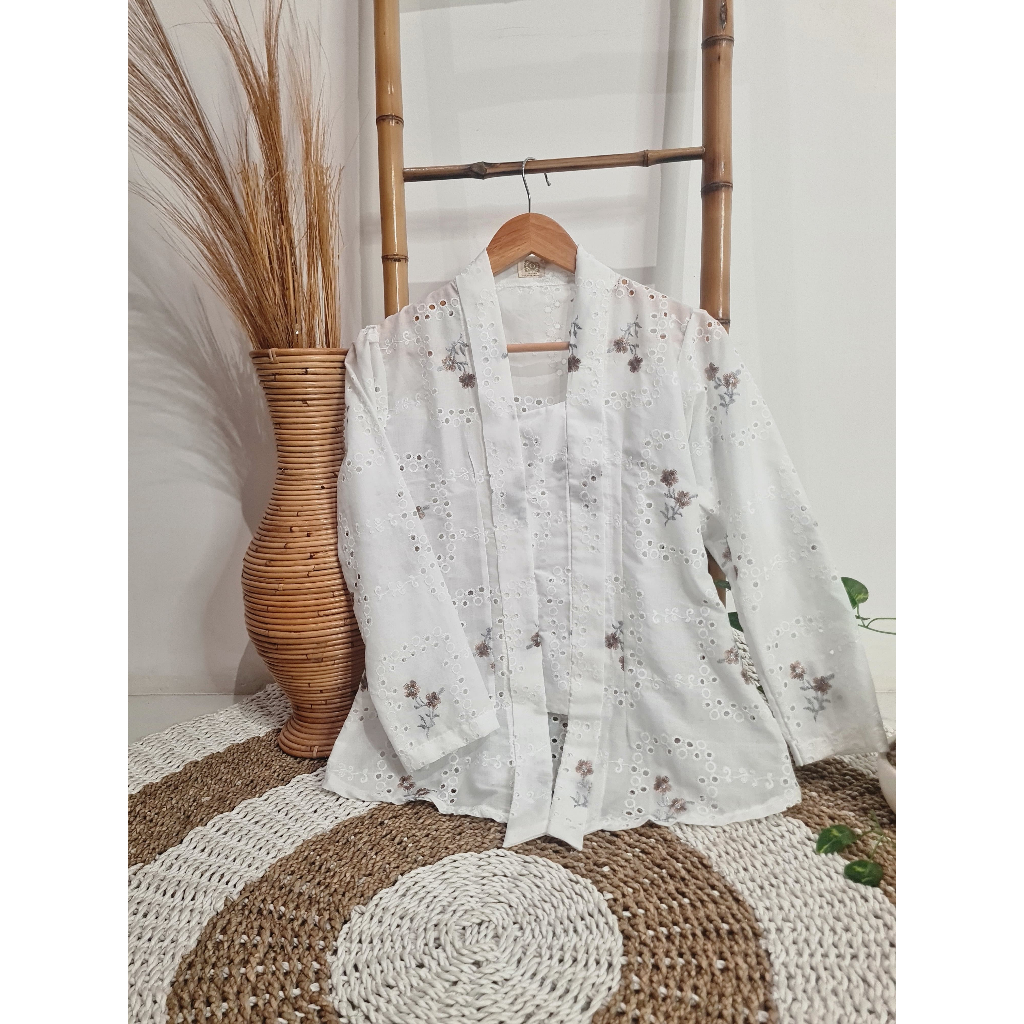 pusat bordir tasikmalaya - kebaya katun bolong KUTUBARU